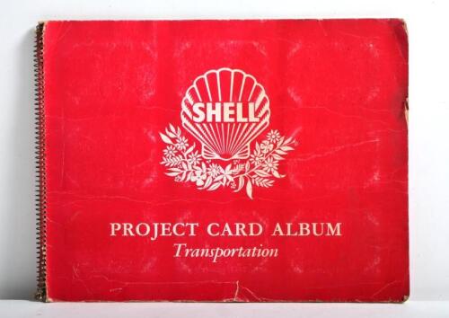 SHELL: A circa 1940s "Project Card Album - Transportation" collectors card album, with cards number from 241-275, 277-280, 282-285.