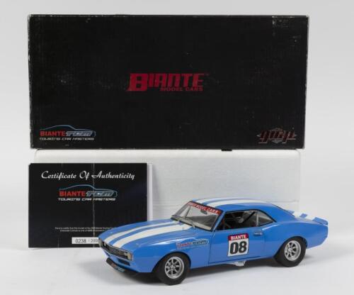 CHEVROLET: A 1:18 scale Biante TCM model of a 2008 Chevrolet Camaro, in original box