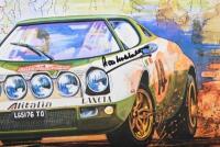 LANCIA: An advertising poster for the Castlemaine Lancia Rally, 27-29th October 1995 - 2