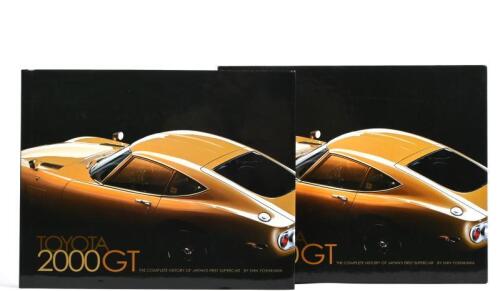 TOYOTA: 'TOYOTA 2000GT - THE COMPLETE HISTORY OF JAPAN'S FIRST SUPERCAR' hardcover book by Shin Yoshikawa. With slipcover