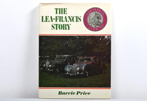 LEA-FRANCIS: 'THE LEA-FRANCIS STORY' hardcover book by Barrie Price