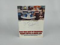 BRANDS HATCH: An original programme from the 1971 Daily Mail Race of Champions at Brands Hatch (signed by 12 drivers)