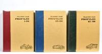 CLASSIC CAR PROFILES: Three bounds volumes of 'CLASSIC CAR PROFILES'. Numbers 1-24, Numbers 25-60 & Numbers 61-96