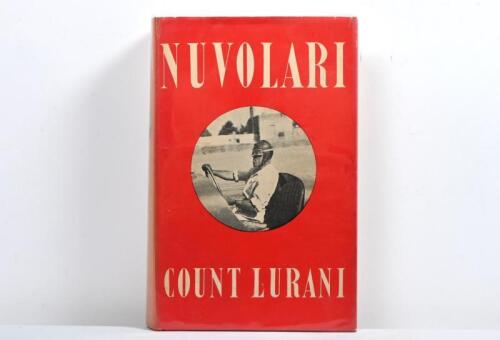 NUVOLARI: 'NUVOLARI' hardcover book by Count Lurani. First Edition