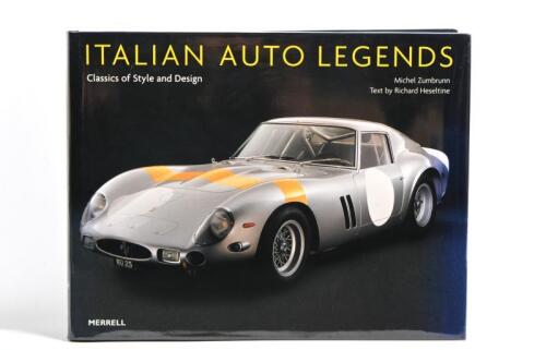 ITALIAN CARS: 'ITALIAN AUTO LEGENDS - Classics of Style and Design' hardcover book by Michel Zumbrunn and Richard Heseltine
