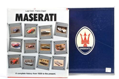 MASERATI: 'MASERATI - A complete history from 1926 to the present.' hardcover book by Luigi Orsini, Franco Zagani