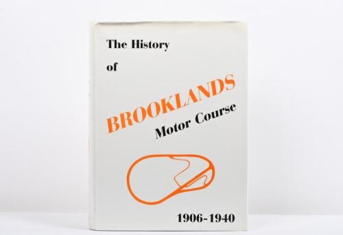 BROOKLANDS: 'The History of BROOKLANDS Motor Course 1906 to 1940' hardcover book by William Boddy