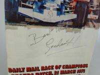 BRANDS HATCH: An original programme from the 1971 Daily Mail Race of Champions at Brands Hatch (signed by 12 drivers) - 2
