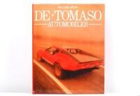 DE TOMASO: 'DE TOMASO AUTOMOBILES' hardcover book by Wallace A Wyss