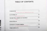 ALFA ROMEO: 'ALFA ROMEO TZ - ZAGATO - AUTODELTA - CONRERO' hardcover book by Philippe Olczyk - 2