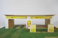 TOY FUEL STATION: A wooden toy 'fast fuel' road house by Millowood, Ballarat - 2