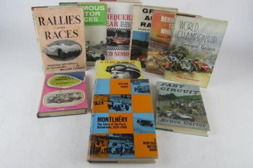 MOTOR RACING: A quantity of period hard cover books relating to Motor Racing.