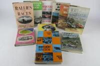 MOTOR RACING: A quantity of period hard cover books relating to Motor Racing.