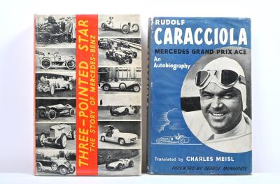 MERCEDES-BENZ: Two hardcover books detailing Mercedes-Benz history. 'RUDOLF CARACCIOLA, MERCEDES GRAND PRIX ACE - An Autobiography', translated by Charles Meisl