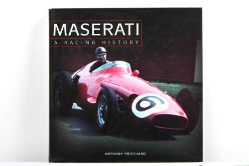 MASERATI: 'MASERATI - A RACING HISTORY' hardcover book by Anthony Pritchard