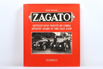 ZAGATO: A large landscape format hardback book - 'ZAGATO - SEVENTY YEARS IN THE FAST LANE' by Michele Marchiano