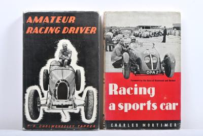 CAR RACING: Two publications detailing car racing. 'Racing a sports car' by Charles Mortimer