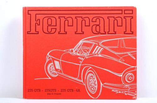 FERRARI: 'Ferrari 275 GTB - 275GTS - 275 GTB - 4A' hardcover book by Jess G.Pourret