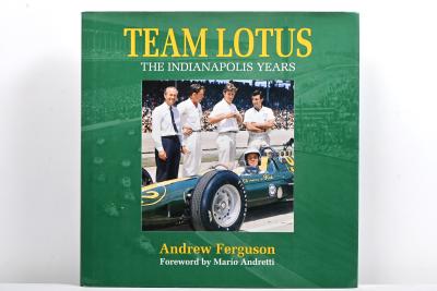 LOTUS: 'TEAM LOTUS - THE INDIANAPOLIS YEARS' hardcover book by Andrew Ferguson