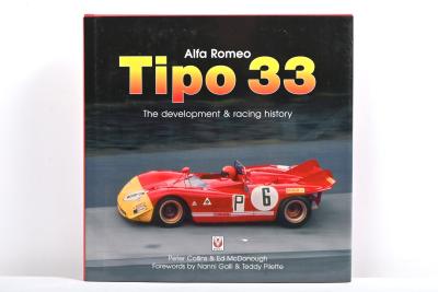 ALFA ROMEO: A hardcover edition of 'Alfa Romeo TIPO 33 The development & racing history' by Peter Collins & Ed McDonough