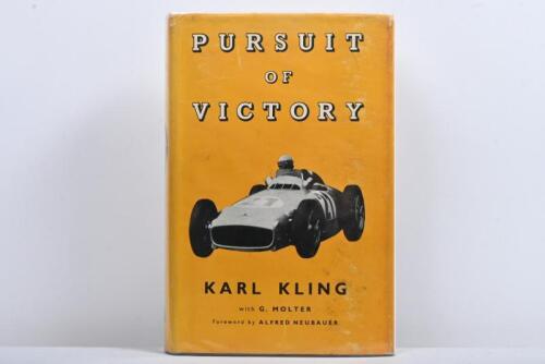 KLING: 'PURSUIT OF VICTORY' hardcover book by Karl Kling. First Edition