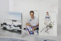 B.M.W: A signed 2007 BMW Sauber F1 Team Season Review. Heidfeld, Vettel, Theissen signatures - 3