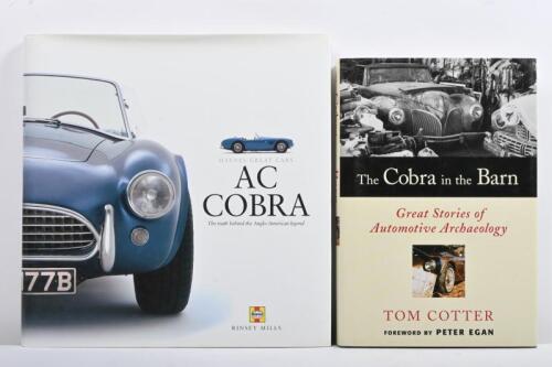 COBRA: Two hardcover books related to the AC Cobra. 'AC COBRA' by Rinsey Mills