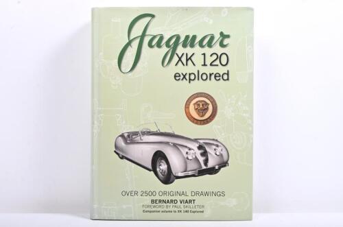 JAGUAR: 'Jaguar XK 120 explored' hardcover book by Bernard Viart