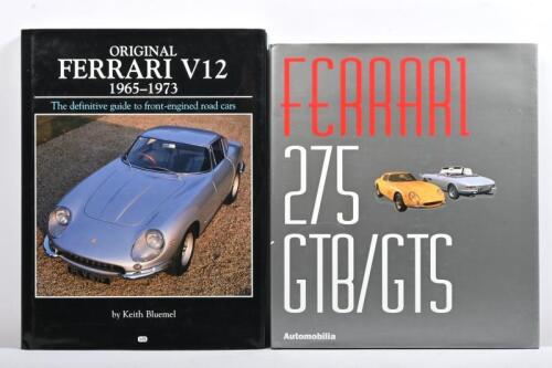 FERRARI: Two hardcover books relating to Ferrari. 'FERRARI 275 GTB/GTS' by Bruno Alfieri
