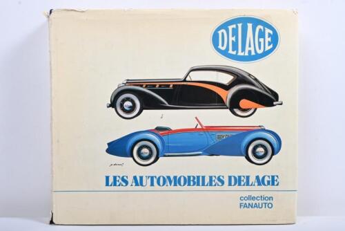 DELAGE: A hardcover book detailing the marque Delage - 'DELAGE, LES AUTOMOBILES DELAGE' (1) by Jacques Rousseau