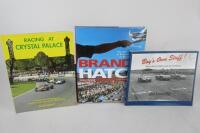 BRITISH RACING: A group of books featuring British racing and race circuits. - 3