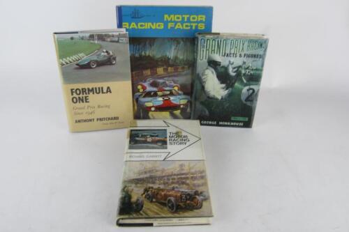 GRAND PRIX: Four hardcover books detailing Grand Prix history, facts and figures.