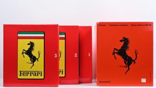 FERRARI: 'FERRARI CATALOGUE RAISONN&Atilde;&fnof;&acirc;&euro;&deg; OPERA OMNIA 1946 - 1990' three volume set