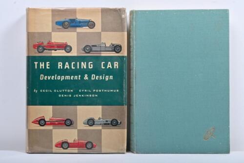 DEVELOPMENT & DESIGN: Two hardcover books detailing aspects of design and development. 'THE RACING CAR - Development & Design' & 'The Sports Car - DEVELOPMENT & DESIGN' hardcover books. First Editions