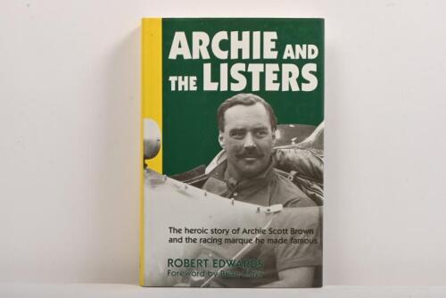 LISTER: 'ARCHIE AND THE LISTERS' hardcover book by Robert Edwards