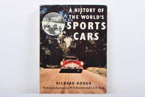 SPORTS CARS: 'A HISTORY OF THE WORLD'S SPORTS CARS' hardcover book by Richard Hough