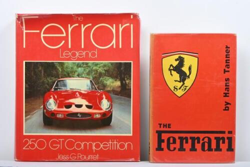 FERRARI: Two hardcover books with Ferrari subject matter. 'THE Ferrari' by Hans Tanner