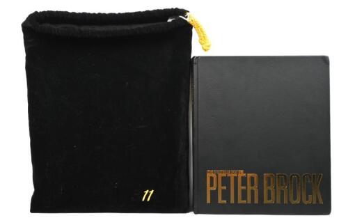 BROCK: A hardcover edition of 'PETER BROCK - ICONS OF AUSTRALIAN SPORT', Limited Copy Number of 1000. Numbered '11'. CoA signed by Lewis Brock, Neil Brock & Phil Brock