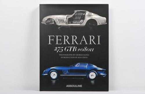 FERRARI: 'FERRARI 275 GTB #08011' hardcover book. Photographs by George Saitas