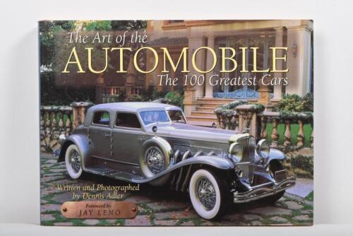 AUTOMOBILES: 'The Art of the AUTOMOBILE - The 100 Greatest Cars' hardcover book by Dennis Adler