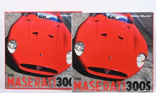 MASERATI: 'THE MASERATI 300S' hardcover book by Walter Baumer
