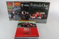FORMULA 1: Five hardcover books covering Formula 1.