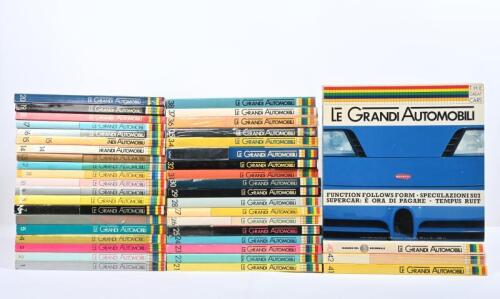 AUTOMOBILE: A quantity of 'LE GRANDI AUTOMOBILI' softcover books. Numbers 1 - 42
