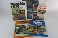 MOTOR RACING: Five hardcover books covering various aspects of motor sport.