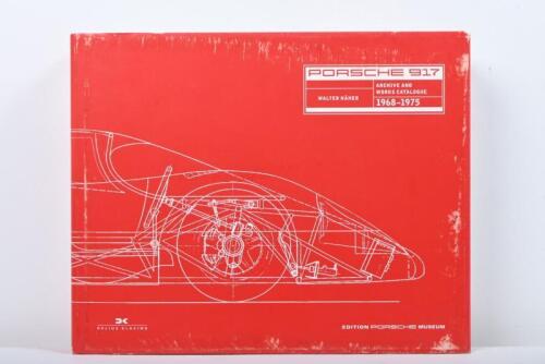 PORSCHE: 'PORSCHE 917 - ARCHIVE AND WORKS CATALOGUE 1968-1975' by Walter Naher, EDITION PORSCHE MUSEUM