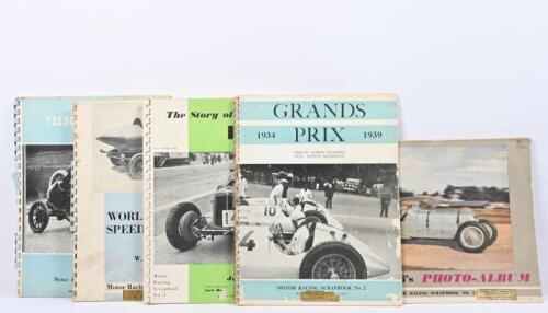 MOTOR RACING SCRAPBOOK: Five editions of MOTOR RACING SCRAPBOOK. NO.1 - NO.4, NO.7