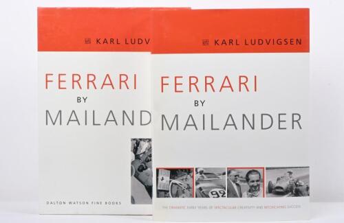 FERRARI: 'FERRARI BY MAILANDER' hardcover book by Karl Ludvigsen