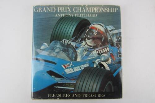 GRAND PRIX: 'Grand Prix Championship' hardcover book by Anthony Pritchard. Jackie Stewart and Derek Warwick signatures.