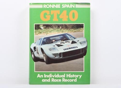 FORD: 'GT40 - An Individual History and Race Record' hardcover book by Ronnie Spain
