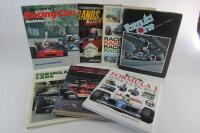 GRAND PRIX: Seven hardcover books detailing Formula 1.